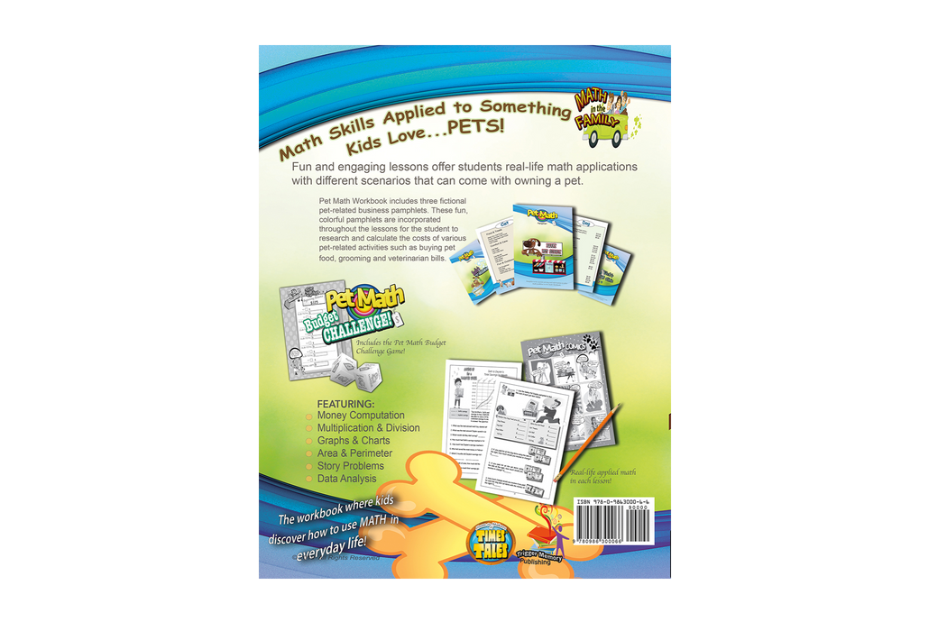 Pet Math Workbook - Application of the Facts (Grades 3-5)