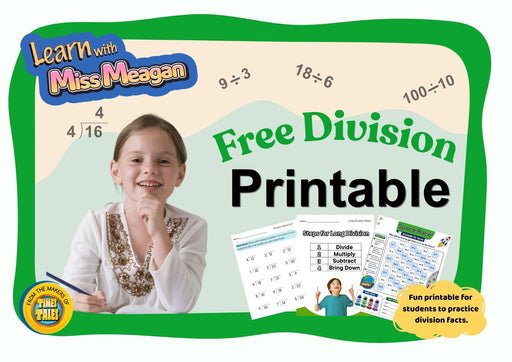 FREE Division Worksheets (Printable) - The Home of Times Tales!