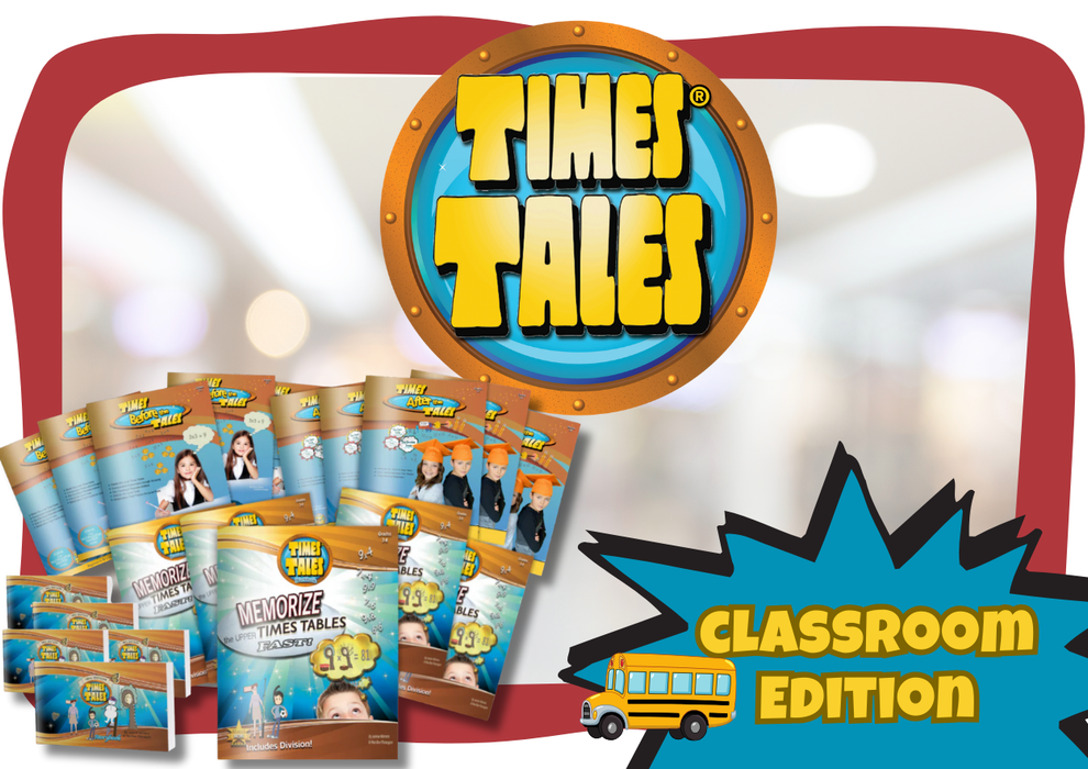Times Tales® Multiplication Mastery Online Course-5 Student Classroom Ed. +Physical Wkbks.
