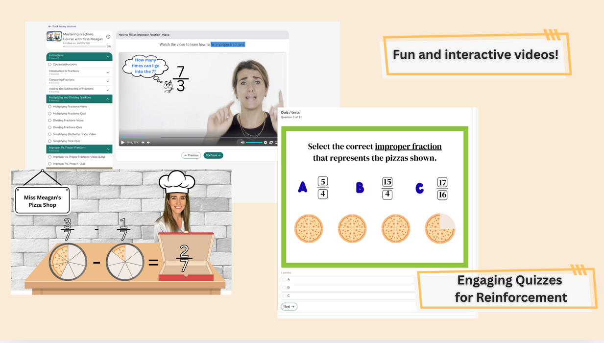 Mastering Fractions Course with Miss Meagan