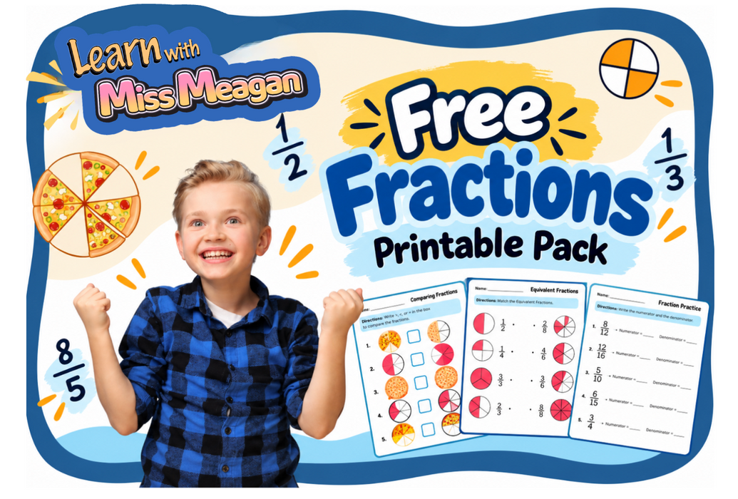 FREE Fractions Printable Pack!