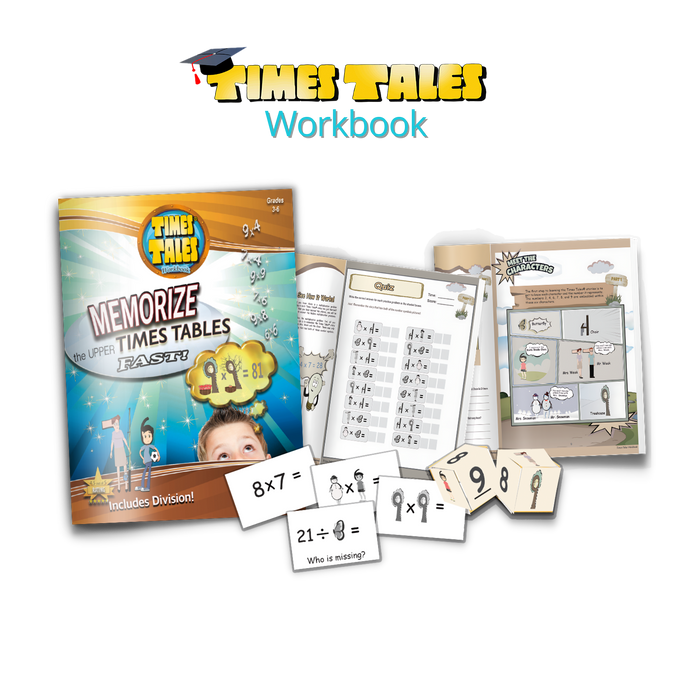 Multiplication Memorization Workbook - Memorize the UPPER Times Tables Fast!