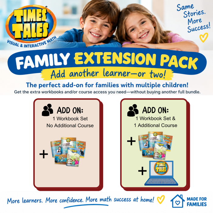 Family Extension Pack – Add Workbooks & Student Course Access