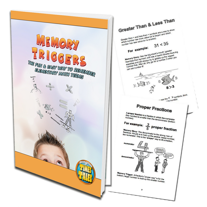 Memory Triggers - Memorize 16 Elementary Math Terms the Easy Way!