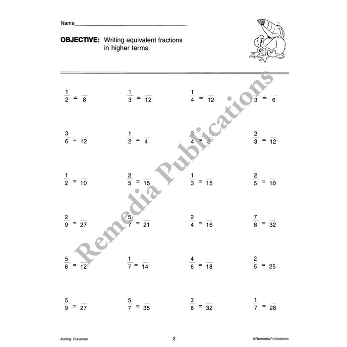 Adding & Subtracting Fractions- 2 Pack BLOWOUT SALE!!(Grs 3-6)
