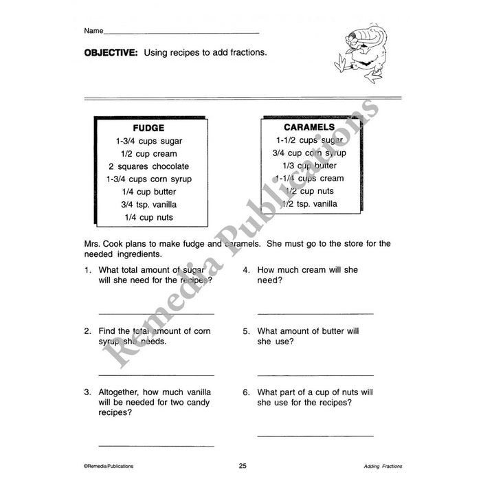 Adding & Subtracting Fractions- 2 Pack BLOWOUT SALE!!(Grs 3-6)