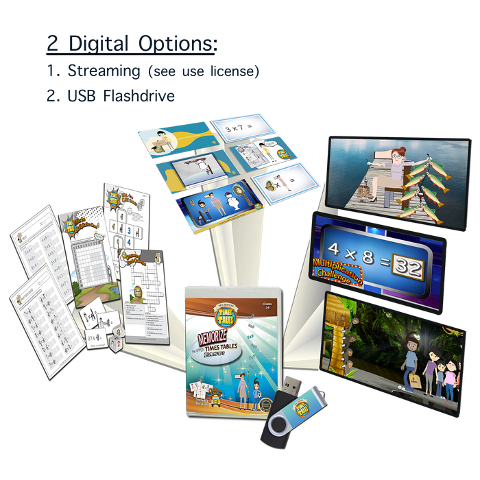 Times Tales® Classroom Video (Streaming or USB)
