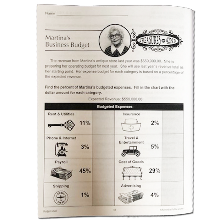 Real Life Math Skills 5 Pack - Credit Card Math, Bank Account Math, Budget Math. . . (Grades 6-9)