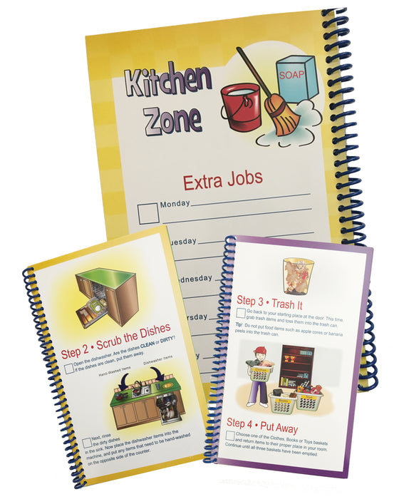 Kid's Chore Chart & Laundry Book BUNDLE Flip Charts